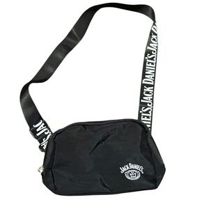 Jack Daniels Fanny Pack Waist Bag Bum Bag Great Condition Black White